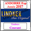 ANDORRE Espagnole 2017 - Timbres Courants (T123/16-2017) Lindner