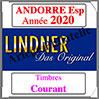 ANDORRE Espagnole 2020 - Timbres Courants (T123/16-2020) Lindner