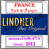 FRANCE 2012 - Mariannes Etoile d'Or (T132/12M) Lindner