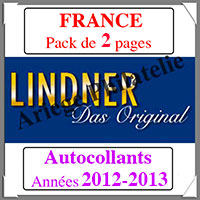 FRANCE - Pack 2012  2013 - Timbres Autocollants (T132/12SA)