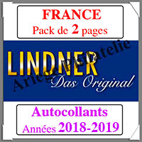 FRANCE - Pack 2018  2019 - Timbres Autocollants (T132/18SA)