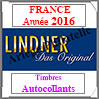 FRANCE 2016 - Timbres Autocollants (T132/16SA-2016) Lindner