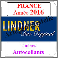 FRANCE 2016 - Timbres Autocollants (T132/16SA-2016)