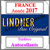 FRANCE 2017 - Timbres Autocollants (T132/16SA-2017) Lindner