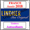 FRANCE 2018 - Timbres Autocollants (T132/18SA-2018) Lindner