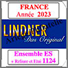 FRANCE 2023 - Jeu Complet + Ensemble 1124 (T132/23ES) Lindner