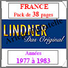 FRANCE - Pack 1977 à 1983 - Timbres Courants (T132/77) Lindner