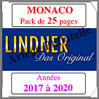 MONACO - Pack 2017  2020 - Timbres Courants (T186/17)