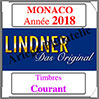 MONACO 2018 - Timbres Courants (T186/17-2018) Lindner