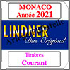 MONACO 2021 - Timbres Courants (T186/17-2021) Lindner