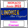 MONACO 2022 - Timbres Courants (T186/17-2022) Lindner