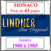 MONACO - Pack 1980  1985 - Timbres Courants (T186/80)
