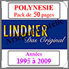 POLYNESIE Française Pack 1995 à 2009 - Timbres Courants (T442-95) Lindner