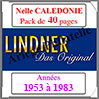 Nouvelle CALEDONIE Pack 1953 à 1983 - Timbres Courants (T446) Lindner