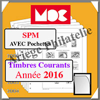 SAINT PIERRE et MIQUELON 2016 - AVEC Pochettes (CC15PM-16 ou 356757 )