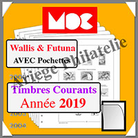 WALLIS et FUTUNA 2019 - AVEC Pochettes (CC15WF-19 ou 363457)