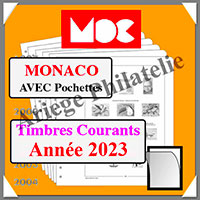 MONACO 2023 - AVEC Pochettes (CC16-23 ou 371791 )