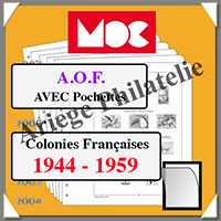 A.O.F. - Jeu de 1944  1959 - AVEC Pochettes (MCAOF ou 310144)