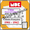 CHINE - Bureaux Indochinois - Jeu de 1901 à 1942 - AVEC Pochettes (MCCHINEIND ou 341293) Moc