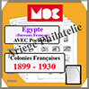 EGYPTE - Bureaux Français - Jeu de 1899 à 1930 - AVEC Pochettes (MCEGYPTEFR ou 341294) Moc