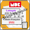 LATTAQUIE - Année 1931 - AVEC Pochettes (MCLATTAQUIE ou 341257) Moc