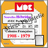 NOUVELLES HEBRIDES - Jeu de 1908 à 1979 - AVEC Pochettes (MCHEBRIDES ou 341267) Moc