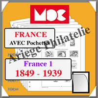 FRANCE I - Jeu de 1849  1939 - AVEC Pochettes (MC15-1 ou 320241)