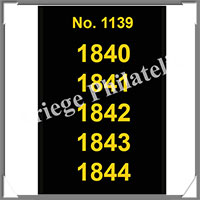 ETIQUETTE Autocollante - DATES : 1840  1844  (1139S)
