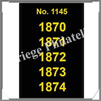ETIQUETTE Autocollante - DATES : 1870  1874 (1145S)