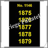 ETIQUETTE Autocollante - DATES : 1875 à 1879 (1146S) Safe