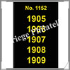 ETIQUETTE Autocollante - DATES : 1905 à 1909 (1152S) Safe