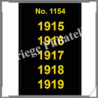 ETIQUETTE Autocollante - DATES : 1915  1919 (1154S)
