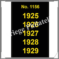 ETIQUETTE Autocollante - DATES : 1925  1929 (1156S)