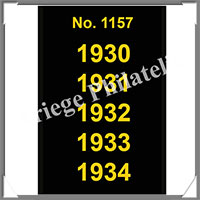 ETIQUETTE Autocollante - DATES : 1930  1934 (1157S)
