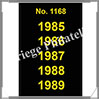 ETIQUETTE Autocollante - DATES : 1985 à 1989 (1168S) Safe