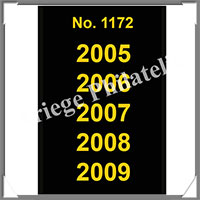 ETIQUETTE Autocollante - DATES : 2005  2009 (1172S)