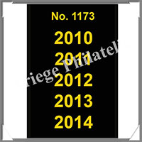 ETIQUETTE Autocollante - DATES : 2010  2014 (1173S)