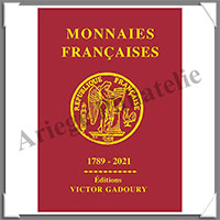GADOURY - Monnaies Françaises - Edition 2021 (1840-21)