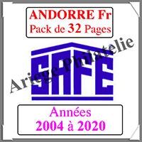 ANDORRE Franaise - Pack 2004  2020 - Timbres Courants (2033-1)