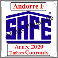 ANDORRE Franaise 2020 - Jeu Timbres Courants (2033-20)