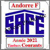 ANDORRE Française 2021 - Jeu Timbres Courants (2033-21) Safe