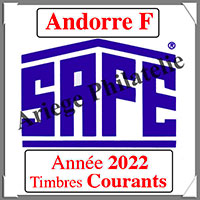 ANDORRE Franaise 2022 - Jeu Timbres Courants (2033-22)