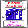 FRANCE - Pack 2020 à 2021 - Timbres Courants (2137-11) Safe