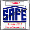 FRANCE 2012 - Jeu Timbres Courants - 2 ème Semestre sans Plaquette (2137-122) Safe