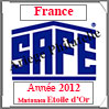 FRANCE 2012 - Jeu Mariannes 'Etoiles d'Or' (2137/12M) Safe