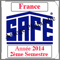 FRANCE 2014 - Jeu Timbres Courants - 2 me Semestre sans Plaquette (2137/142)
