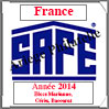 FRANCE 2014 - Feuilles CERES, BACCARAT et MARIANNE (2137/14A) Safe