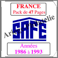 FRANCE - Pack 1986  1993 - Timbres Courants (2137-2)