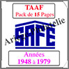 TERRES AUSTRALES Françaises - Pack 1948 à 1979 - Timbres Courants (2171-1) Safe