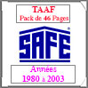 TERRES AUSTRALES Françaises - Pack 1980 à 2003 - Timbres Courants (2171-2) Safe